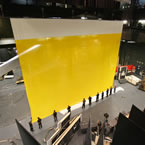 Blick aus der ersten Galerie auf den Bühnenraum Oper