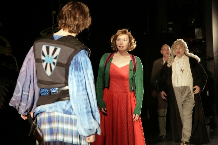 10 von 11: vorne: Bert Tischendorf, Nadja Dankers, hinetn: Andreas Haase, Felix von Manteuffel (© Alexander Paul Englert)